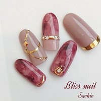 秋 冬 パーティー 女子会 ハンド Bliss Sachiのネイルデザイン No ネイルブック