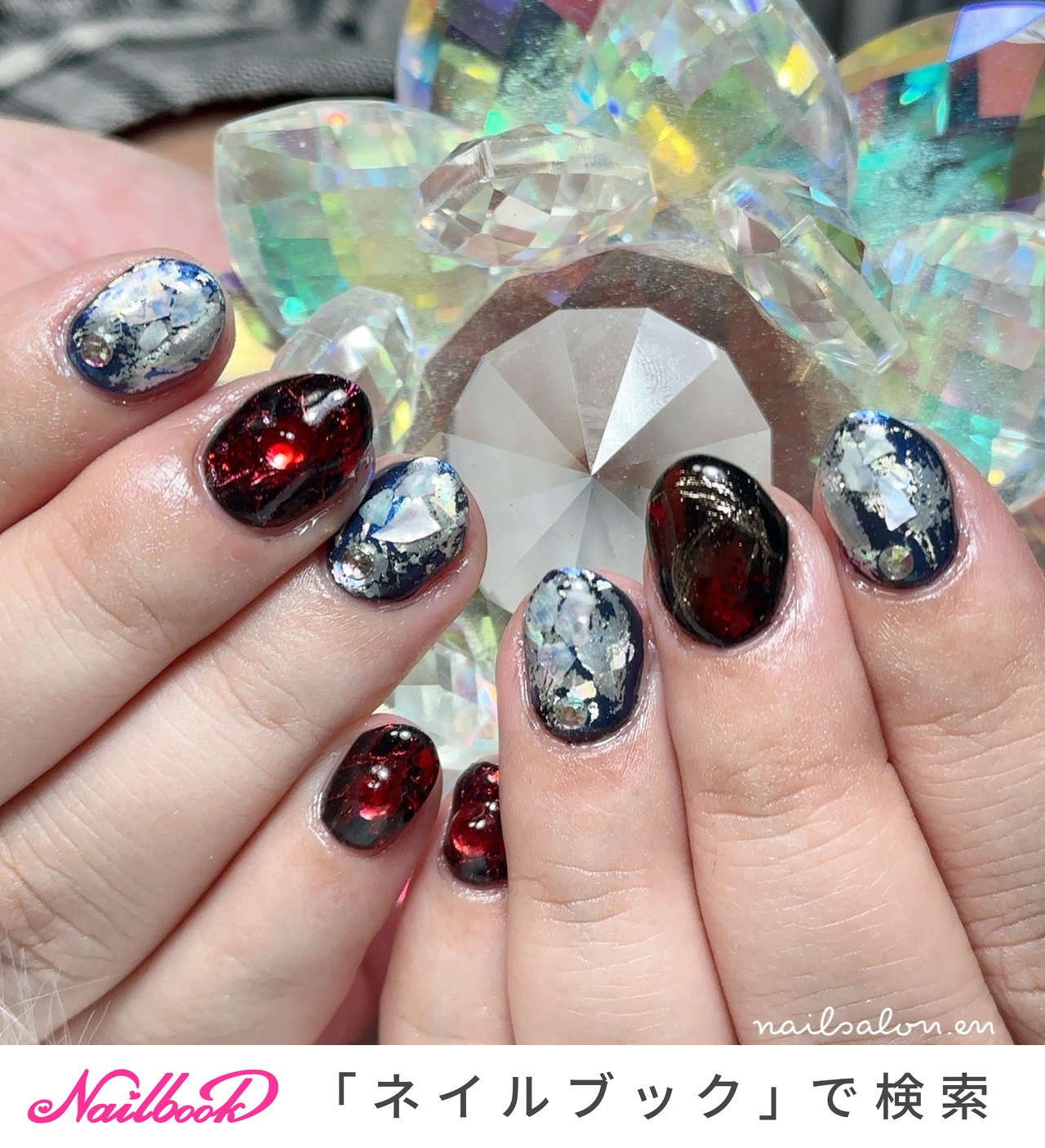 人気順｜秋/#恋と深空のネイルデザイン｜ネイルブック