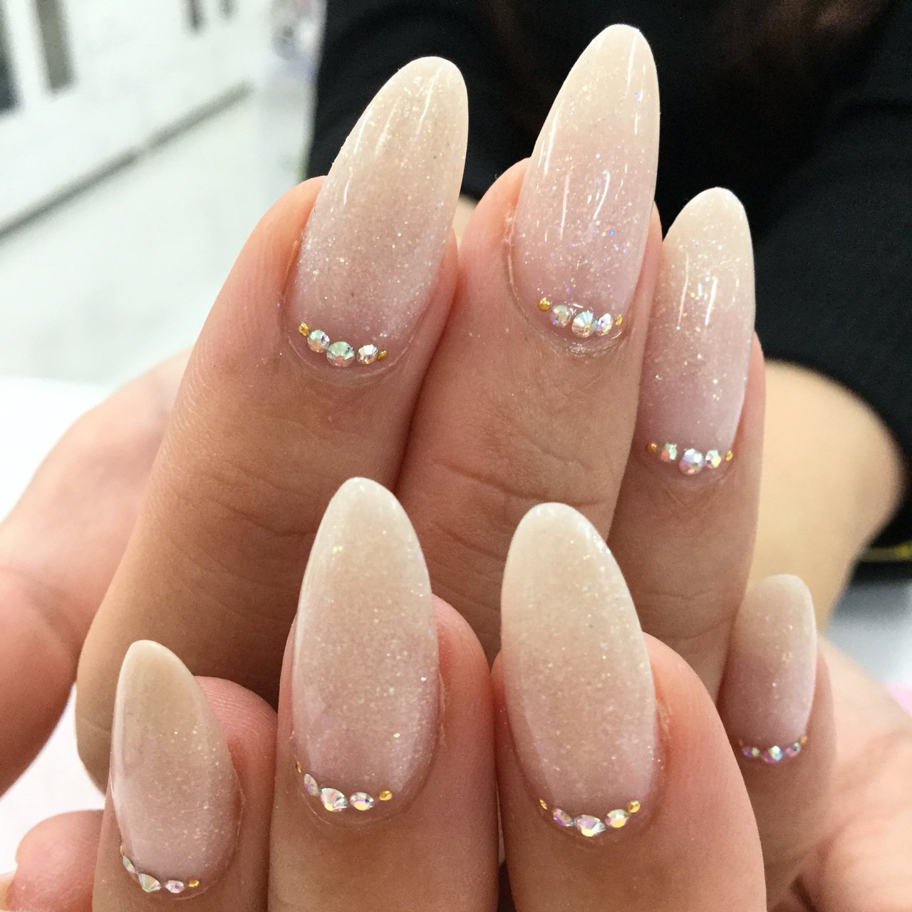 オールシーズン ブライダル パーティー ワンカラー ホワイト Ramble Nailのネイルデザイン No ネイルブック