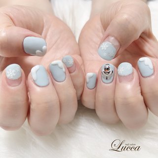 雪だるま ネイルパーツ スノーマンB ラインストーン 9色 ネイルパーツ | TIARE-nails