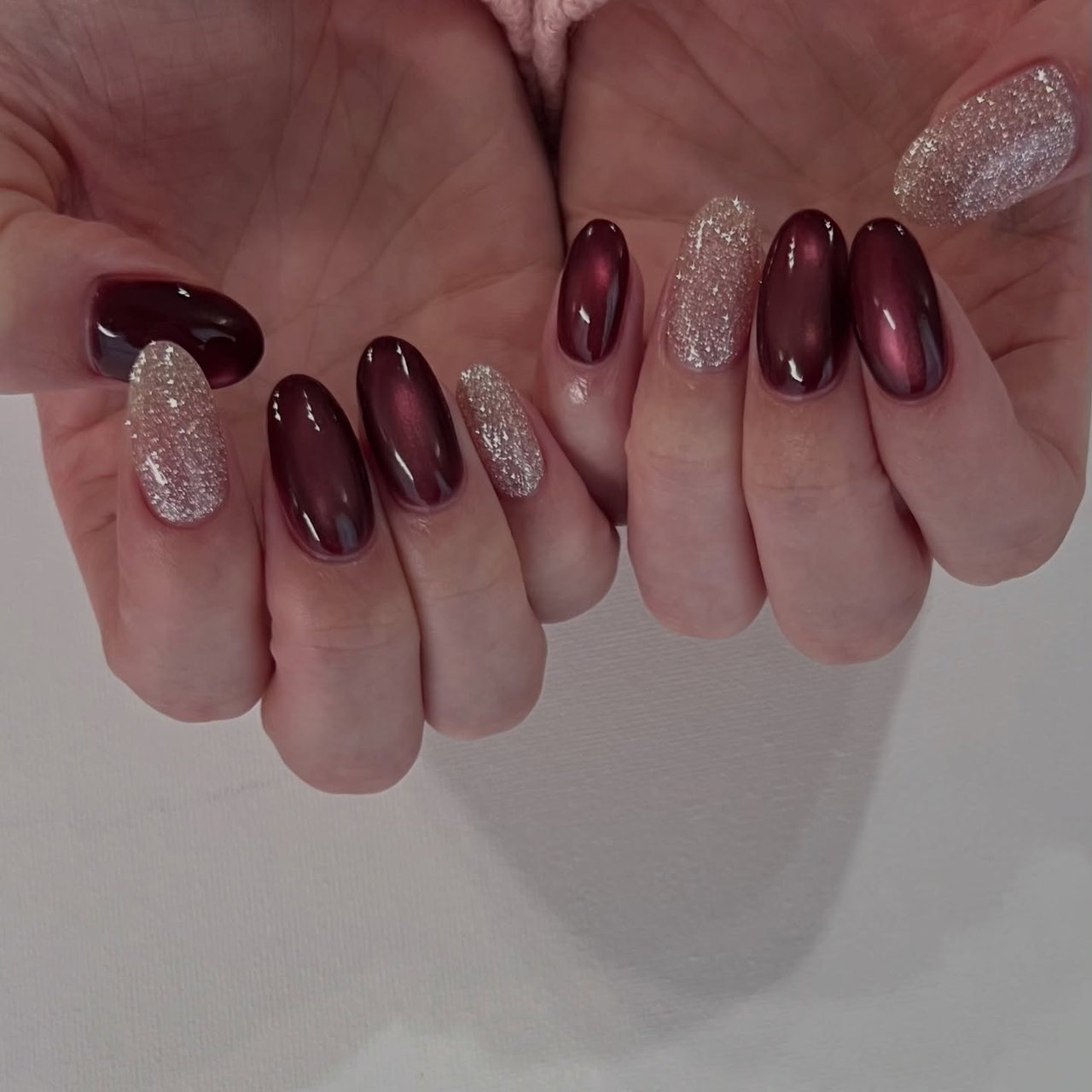 冬/バレンタイン/ハンド/フラッシュ/マグネット - nail salon iru(イル