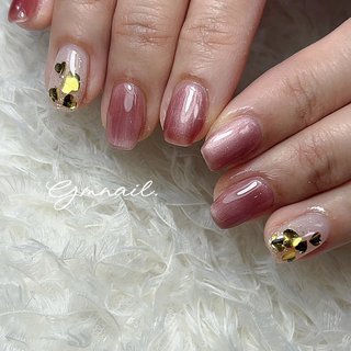 着画あり】ハンドメイドシンプルネイルリングネイルハートネイル大人キレイ