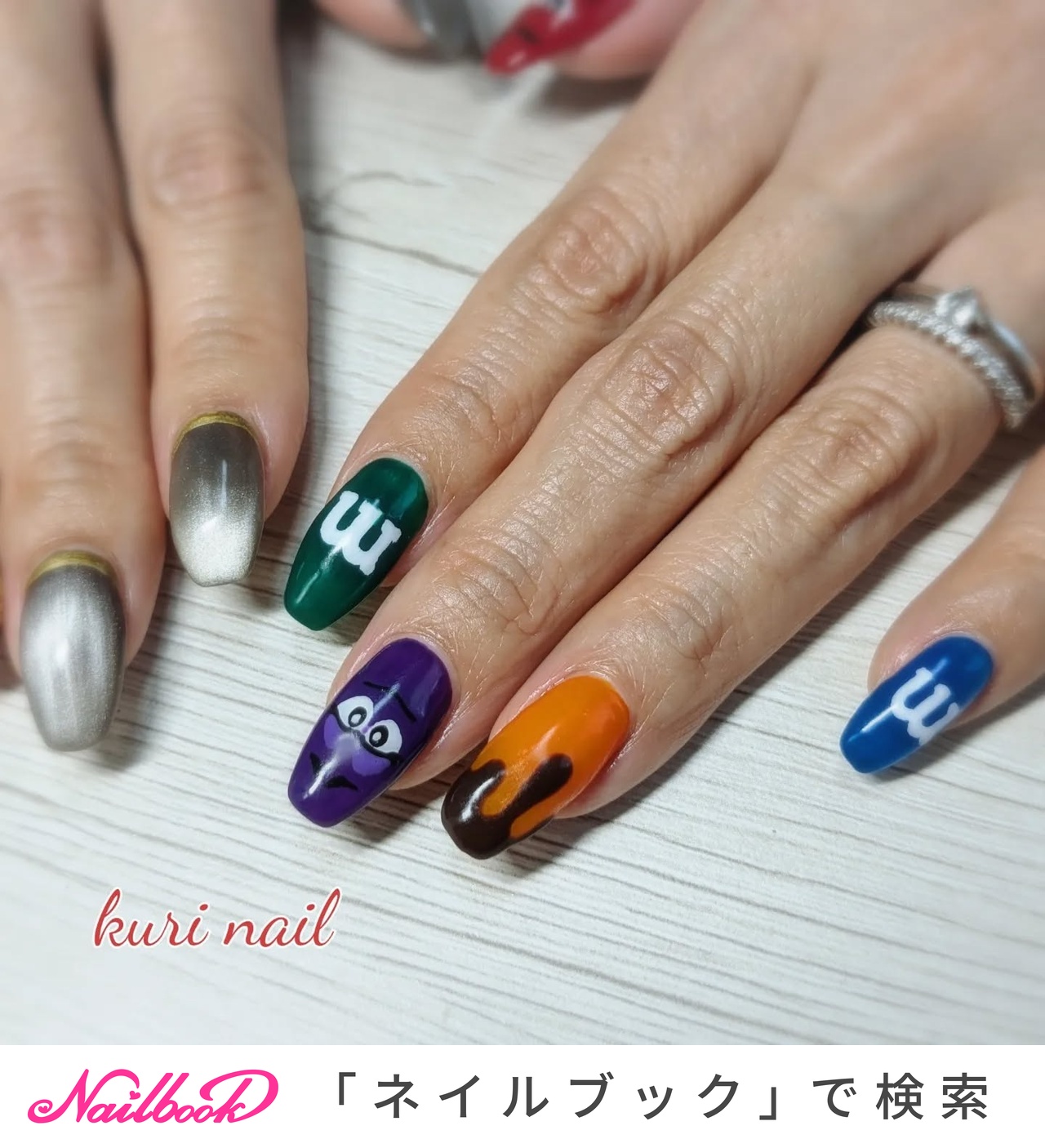 2025年】新着順｜#m&mのネイルデザイン｜ネイルブック