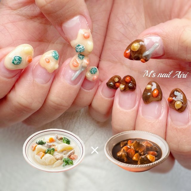 2025最新】こだわりてんこ盛り！くせつよ3Dネイル【ニッチなネイルの