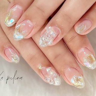 ワンホンネイル(ワンホン/中国ネイル/中華ネイル)/#オーロラストーンの