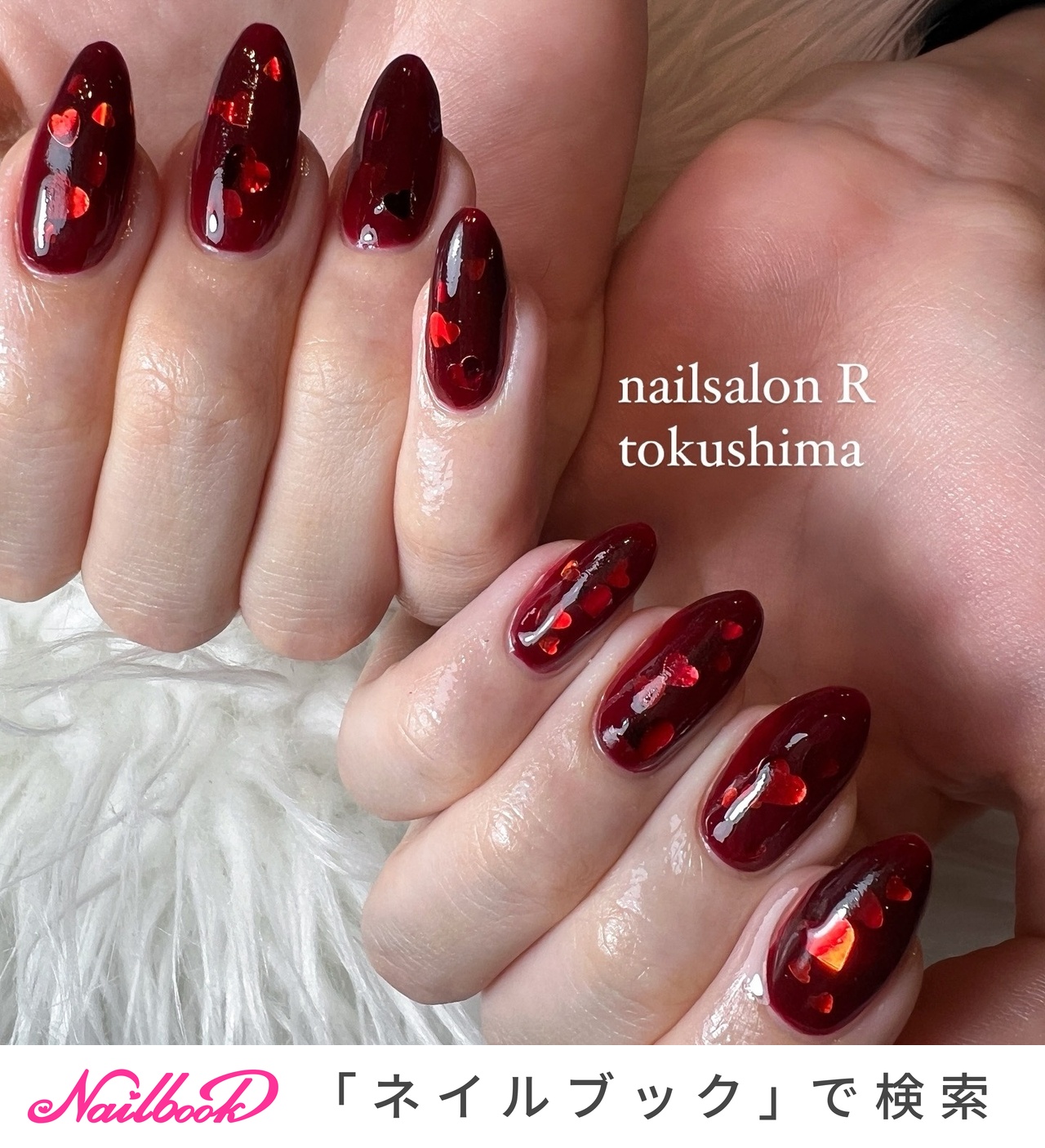 【着画あり】ハンドメイド　シンプルネイル　リングネイル　ハートネイル　大人キレイ 着画あり】ハンドメイド シンプルネイル リングネイル ハートネイル