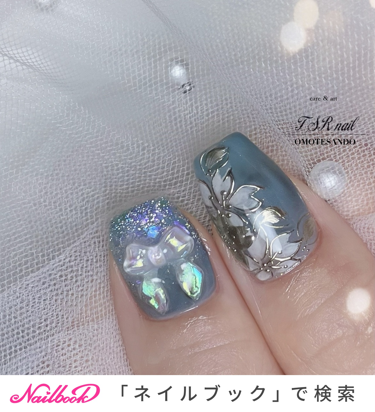 ♡桜とドットで春ネイル♡ ネイルチップハンドメイド | ヤマダウェブコム