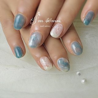 モヤモヤネイルのネイルデザイン｜ネイルブック - つけ爪+ネイルチップ