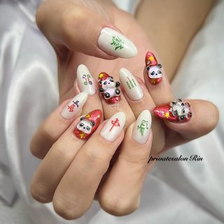 人気順｜フット/#パンダネイルのネイルデザイン｜ネイルブック