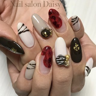 3dネイルパーツ チョコ ネイルパーツ デコパーツ チョコパーツのネイルデザイン｜ネイルブック