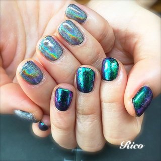 人気順 ユニコーン かっこいいのネイルデザイン ネイルブック