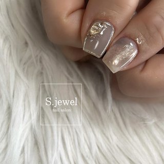 #グレー#グレーネイル#グレージュ#グレージュネイル#最新ネイル#最新#ニュアンス#ニュアンスネイル#2月#2月ネイル#ミラー#ミラーネイル#大人#大人ネイル#アート#アートネイル#スクエア#スクエアネイル#もやもや#もやもやネイル#モヤモヤ#モヤモヤネイル#奥行きネイル#奥行き感ネイル#奥行き感#奥行き#奥行ネイル#くすみカラー#くすみカラーネイル#くすみネイル#秋#秋ネイル#秋カラー#秋カラーネイル#親指ネイル#親指可愛いネイル#親指可愛いネイルデザイン#天然石#天然石ネイル#天然石風ネイル#石ネイル#秋冬#秋冬ネイル#囲み#囲みネイル#冬#冬ネイル #大理石 #ニュアンス #ミラー #大人 #天然石 #S.JEWEL #ネイルブック
