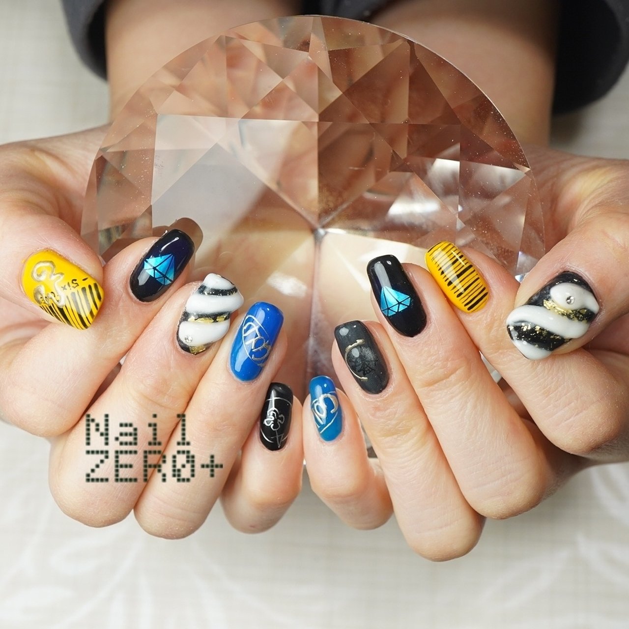 お正月/ライブ/推し活/ハンド/3D - 塩見隼人 [池袋]ネイルゼロプラスの