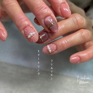 パール/リングのネイルデザイン(2ページ目)｜ネイルブック 