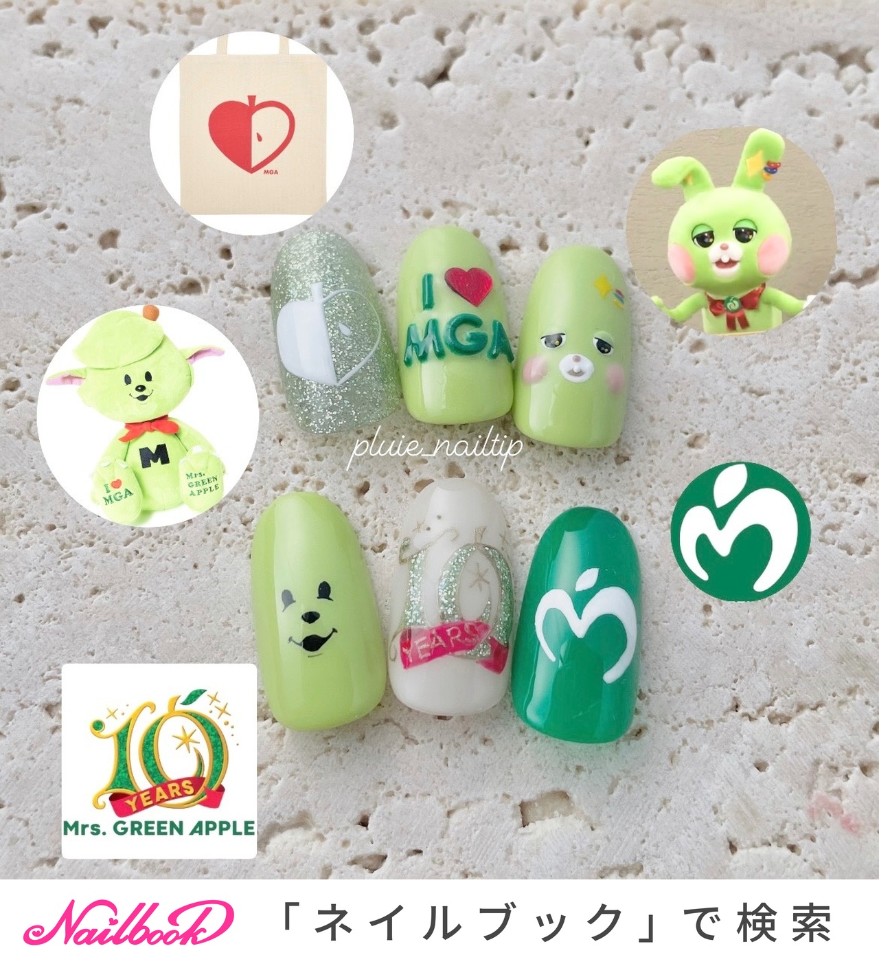 人気順｜#Mrs.GreenAppleのネイルデザイン｜ネイルブック