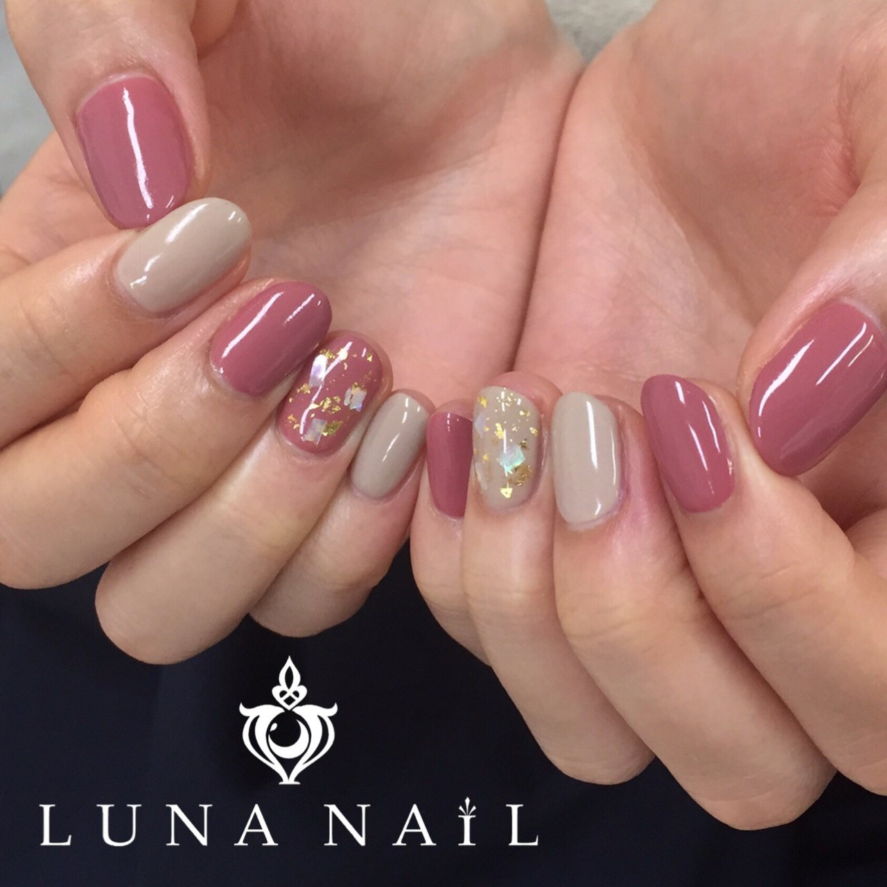 秋 オフィス デート 女子会 ハンド Luna Nail のネイルデザイン No ネイルブック