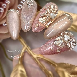 おすすめ順｜ピンク/#ぷっくりフラワーのネイルデザイン｜ネイルブック