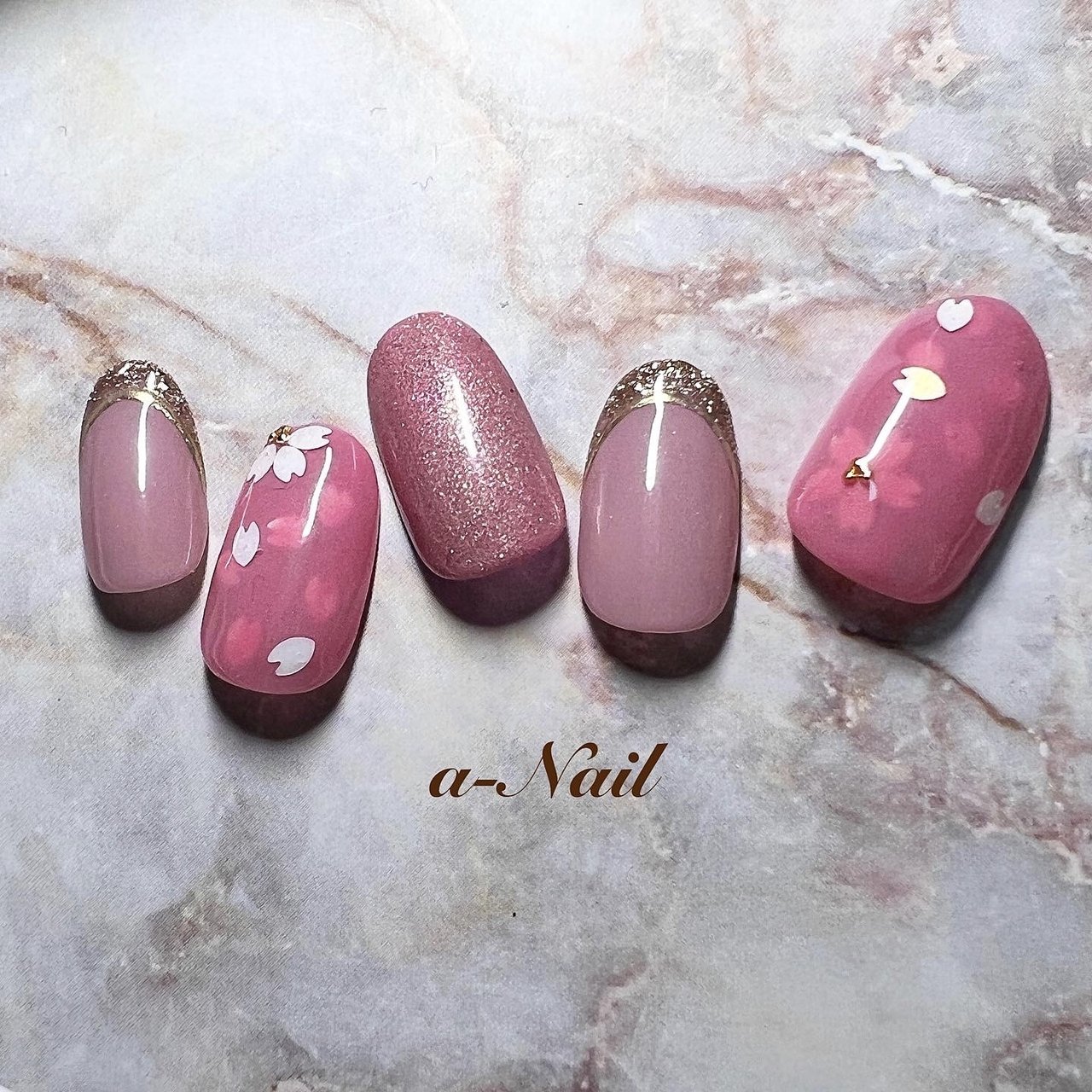 春/卒業式/入学式/推し活/ハンド - a-Nail AyanoMatsuuraのネイル