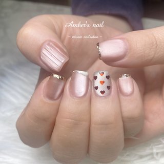 ⁡ ・
・バレンタインネイル❤️
⁡
うるうるなマグネットを
ベースに
ラメ、クリーム
ハート、プリーツデザインを🤎
⁡
やわらかい色調で
大人ガーリーに🙆‍♀️
⁡
不思議な奥行き感と
立体感も楽しめます🫧
⁡
くすみピンクは
肌馴染みよく
自然とやさしい気持ちになれるので
ぜひ取り入れてみて✨
⁡
⁡
⢀⁎⠜✴︎⢀⢄𓂃꙳☪︎⋆˙⸝𓈒𓂂𓏸
⁡
⁡
ご予約はこちら💁‍♀️
菊川市赤土
⁡
アンバーズネイル 野口
📞08036653033
📩𝘢𝘮𝘣𝘦𝘳𝘴𝘯𝘢𝘪𝘭2017.𝘨𝘮𝘢𝘪𝘭.𝘤𝘰𝘮
トップからネイルブックでのご予約がおススメです♡ 
⁡
#ハンドネイル #フットネイル #菊川市 #掛川市 #御前崎市 #牧之原市 #袋井市 #磐田市 #島田市 #自宅ネイルサロン #アンバーズネイル #菊川 #赤土 #ネイルデザイン #菊川市ネイルサロン #菊川市ネイル #掛川市ネイル #御前崎市ネイル #菊川ネイル #掛川ネイル #御前崎ネイル #バレンタインネイル #ピンクネイル #うるマグ #マグネットネイル #プリーツネイル #ラメフレンチ #ハートネイル #クリームネイル #ショートスクエア #冬 #バレンタイン #デート #女子会 #ハンド #ラメ #ハート #マグネット #ぷっくり #ショート #スクエアオフ #ピンク #グレージュ #ジェルネイル #お客様 #Amber's nail アンバーズネイル #ネイルブック