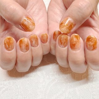 キャラメルニュアンス ネイルチップ