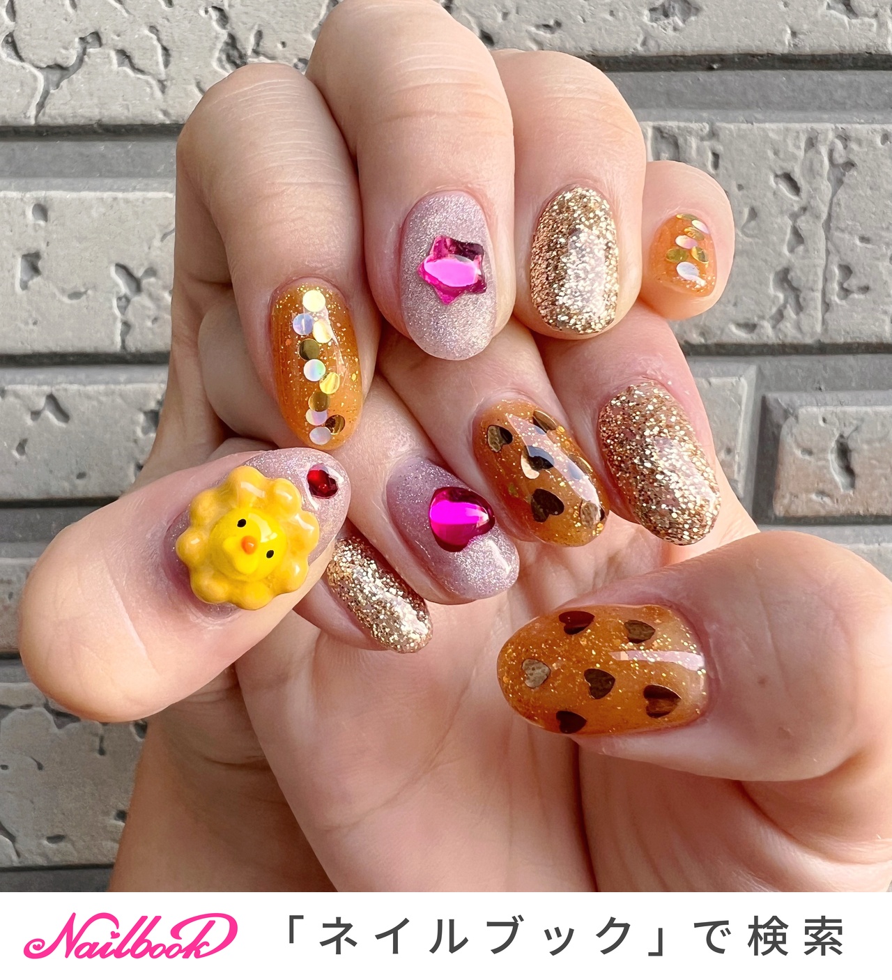 ポンデリングのネイルデザイン｜ネイルブック