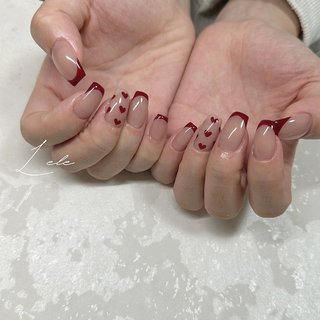 ♡ 
#nail#gelnail#naildesign#frenchnails#ネイル#ジェルネイル#ネイルデザイン#ハートネイル#赤ネイル#クリスマスネイル#冬ネイル#バレンタインネイル#冬ネイルデザイン#手書きアート#フレンチネイル#赤フレンチ#ボルドーネイル#ちゅるんネイル#大人ネイル#鶴見区ネイルサロン#放出ネイルサロン #冬 #バレンタイン #クリスマス #フレンチ #ハート #大人 #ちゅるん #ロング #スクエア #レッド #ボルドー #ジェルネイル #rumina #ネイルブック