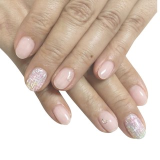 ▶︎ネイルパーツ/ムーン/シルバー＆ゴールド/P-28 ▶︎ネイルパーツ