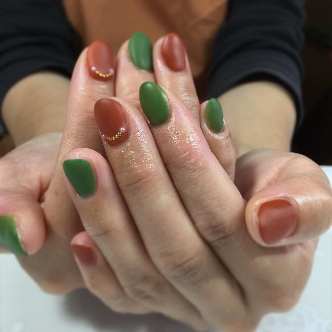 秋 冬 女子会 シンプル ワンカラー Ann Nailのネイルデザイン No ネイルブック