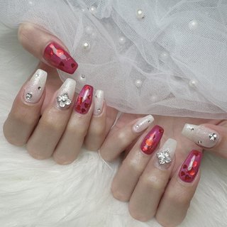 ハート/#埋め尽くしネイルのネイルデザイン(3ページ目)｜ネイルブック