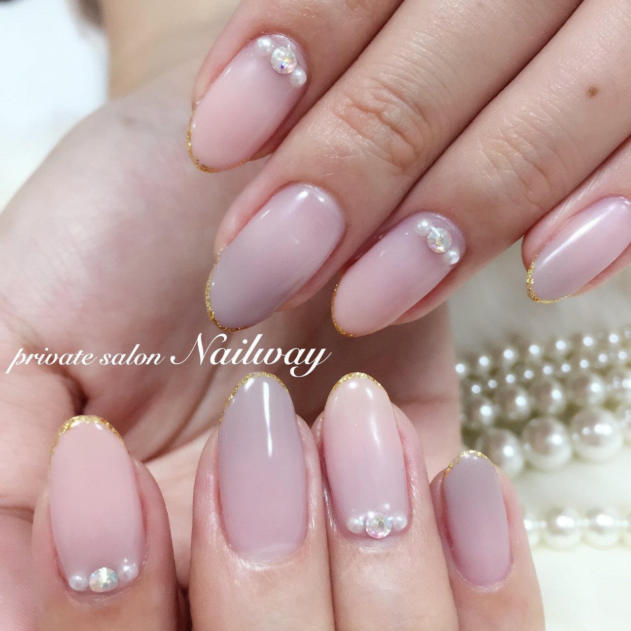 秋 オールシーズン オフィス 女子会 ハンド Privatesalon Nailwayのネイルデザイン No 2589408 ネイルブック