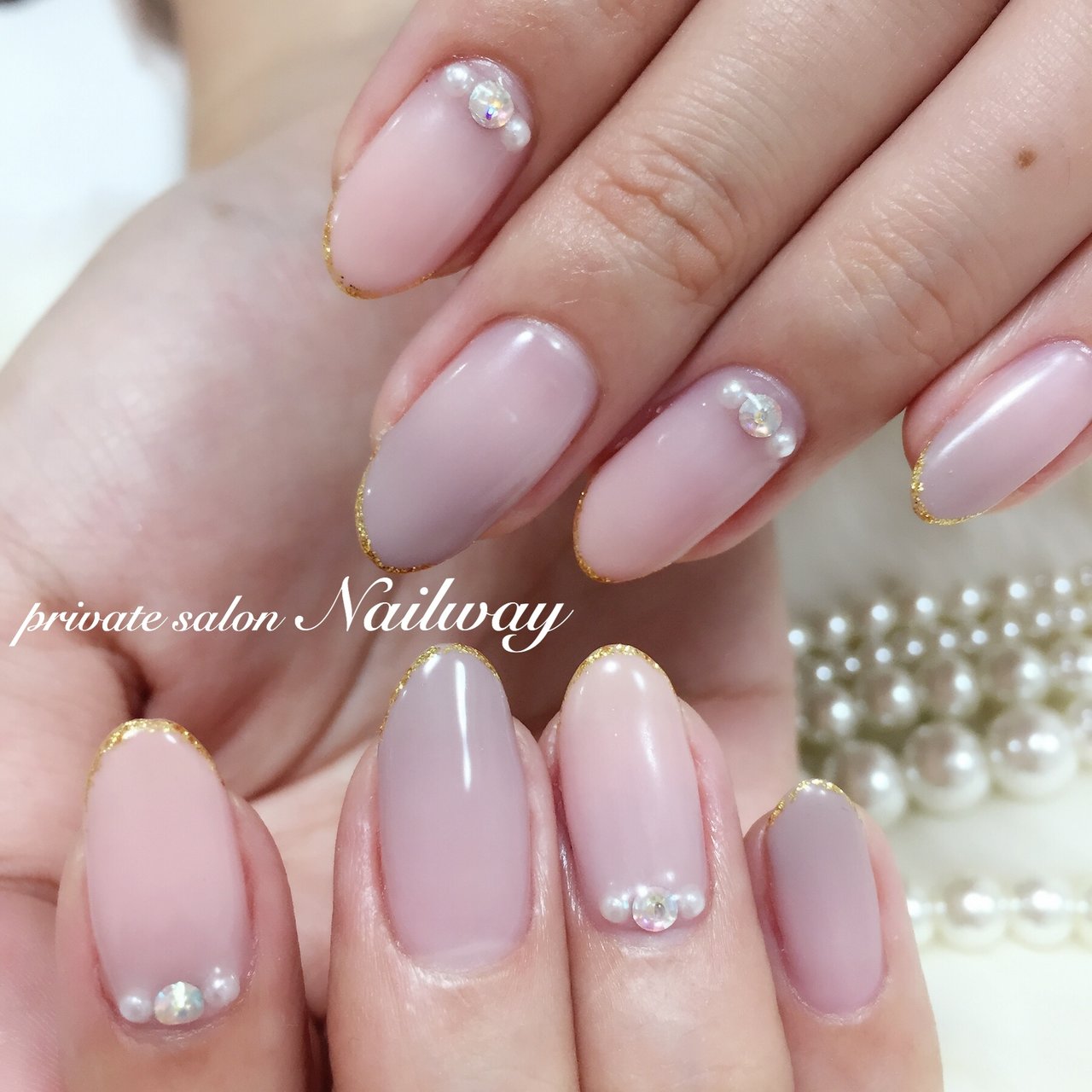 秋 オールシーズン オフィス 女子会 ハンド Privatesalon Nailwayのネイルデザイン No ネイルブック