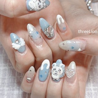makiネイル3Dパーツ 3Dパーツトップコート前💅 この質感も好きです✨ めちゃくちゃ
