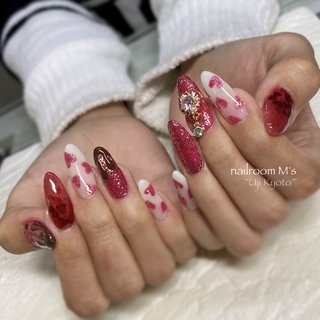 夏/ハンド/べっ甲/水色/ブラウン - msnail123のネイルデザイン[No