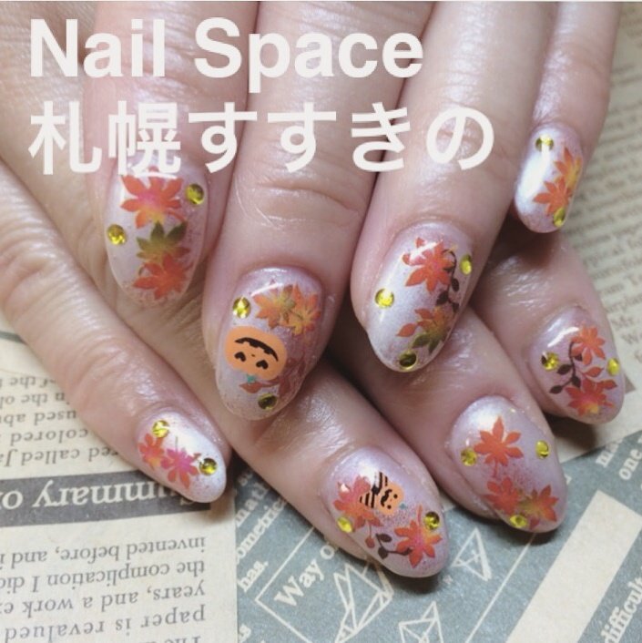 秋 ハロウィン パーティー 女子会 グラデーション Precious Nails プレシャスネイルズ のネイルデザイン No ネイルブック