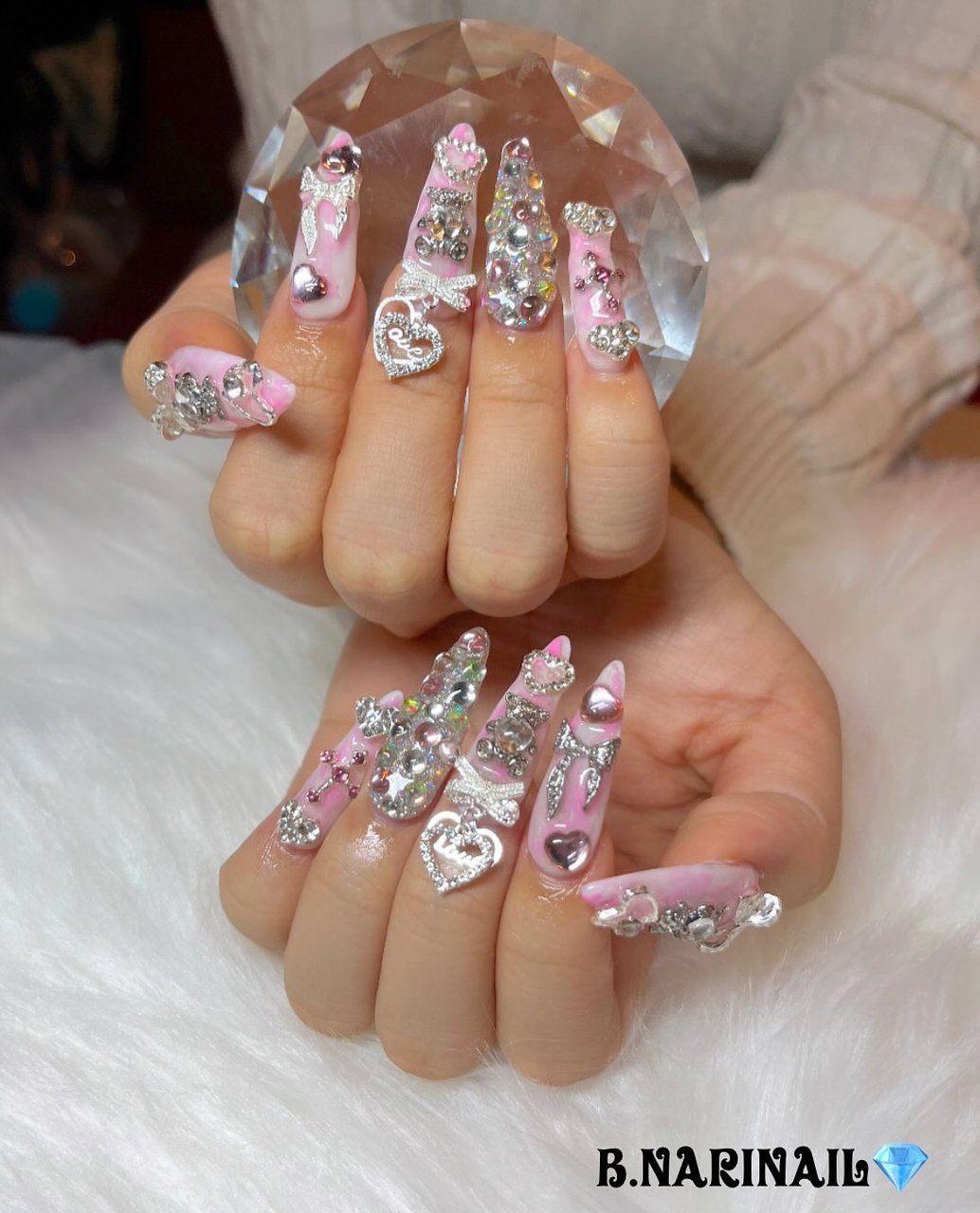 ロングネイル✴︎ギャルネイル✴︎海外ネイル✴︎y2k