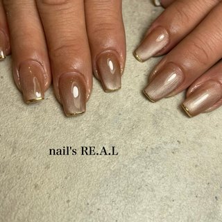 先端ミラーのネイルデザイン｜ネイルブック