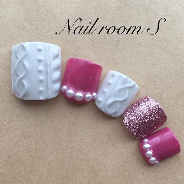 秋 冬 クリスマス 女子会 フット ｎailroom ｓのネイルデザイン No ネイルブック