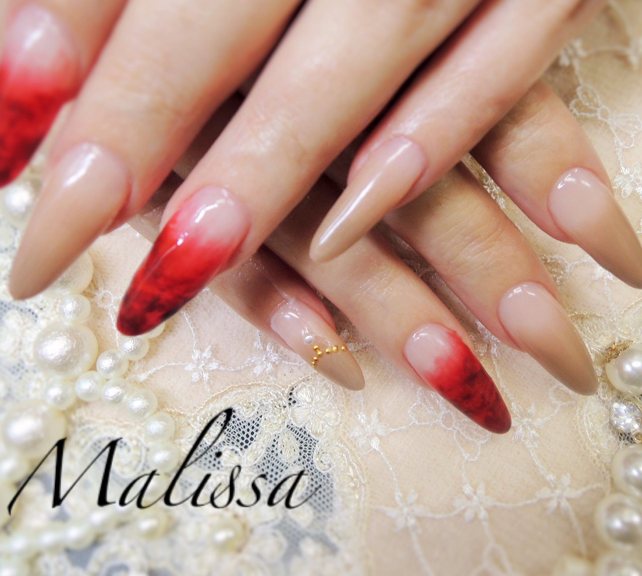 秋 オールシーズン ハンド べっ甲 ロング Malissaのネイルデザイン No ネイルブック
