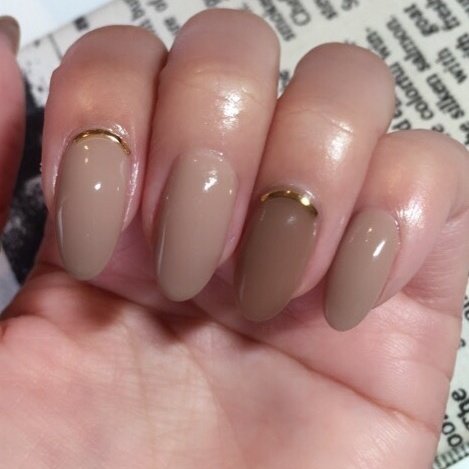 秋 オールシーズン オフィス ハンド ベージュ Nailsalonmomoのネイルデザイン No 2593949 ネイルブック