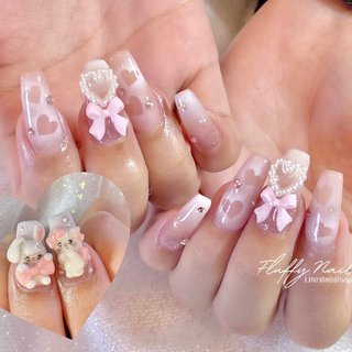 3Dアート💅🐰💗 .
.
♡____________________________♡.

【📍神奈川県綾瀬市深谷南3丁目】
TEL:050-6876-4511
Open 9:30〜 close13:00
定休日｜日・祝・その為

キッズスペース、駐車場有り

【✉️お問い合わせ、ご予約】
DM・LINE
↪︎公式LINE @fluffynail (@も入力して友達検索お願い致します。)

#スカルプネイル #スカルプ #長さだし #夏ネイル #クリアネイル #シェルネイル #ロングネイル　#3dネイル #3d #推しネイル #推しのいる生活　#エアブラシ #エアジェル #夏 #シェル #ロング #クリア #Emmy☆FluffyNail #ネイルブック