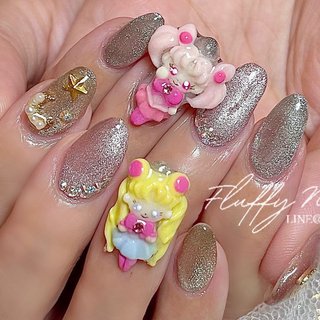 3Dアート💅🌙 .
.
♡____________________________♡.

【📍神奈川県綾瀬市深谷南3丁目】
TEL:050-6876-4511
Open 9:30〜 close13:00
定休日｜日・祝・その為

キッズスペース、駐車場有り

【✉️お問い合わせ、ご予約】
DM・LINE
↪︎公式LINE @fluffynail (@も入力して友達検索お願い致します。)

#スカルプネイル #スカルプ #長さだし #夏ネイル #クリアネイル #シェルネイル #ロングネイル　#3dネイル #3d #推しネイル #推しのいる生活　#マグネットネイル #マグネットジェル #セーラームーン #ちびうさ #夏 #シェル #マグネット #ロング #クリア #Emmy☆FluffyNail #ネイルブック