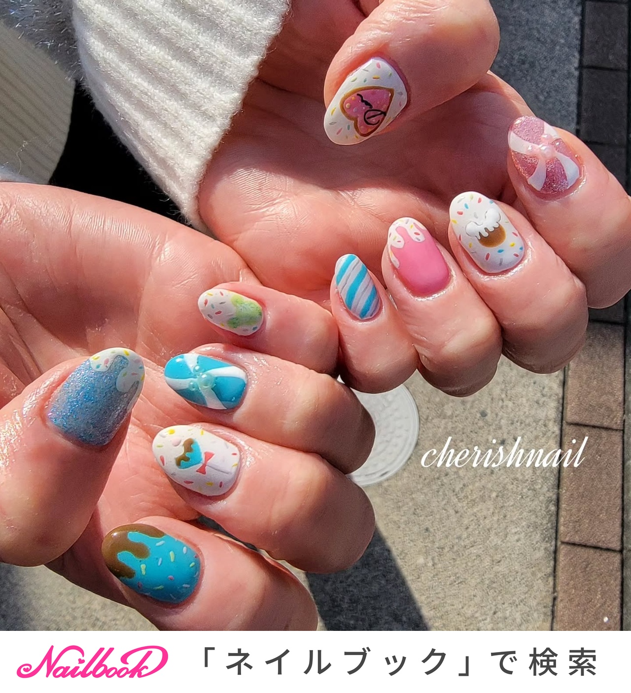 ネイルパーツ　パルパルーザ Amazon.co.jp: ネイルパーツ 桜 花 立体 ネイルデコパーツ 100個