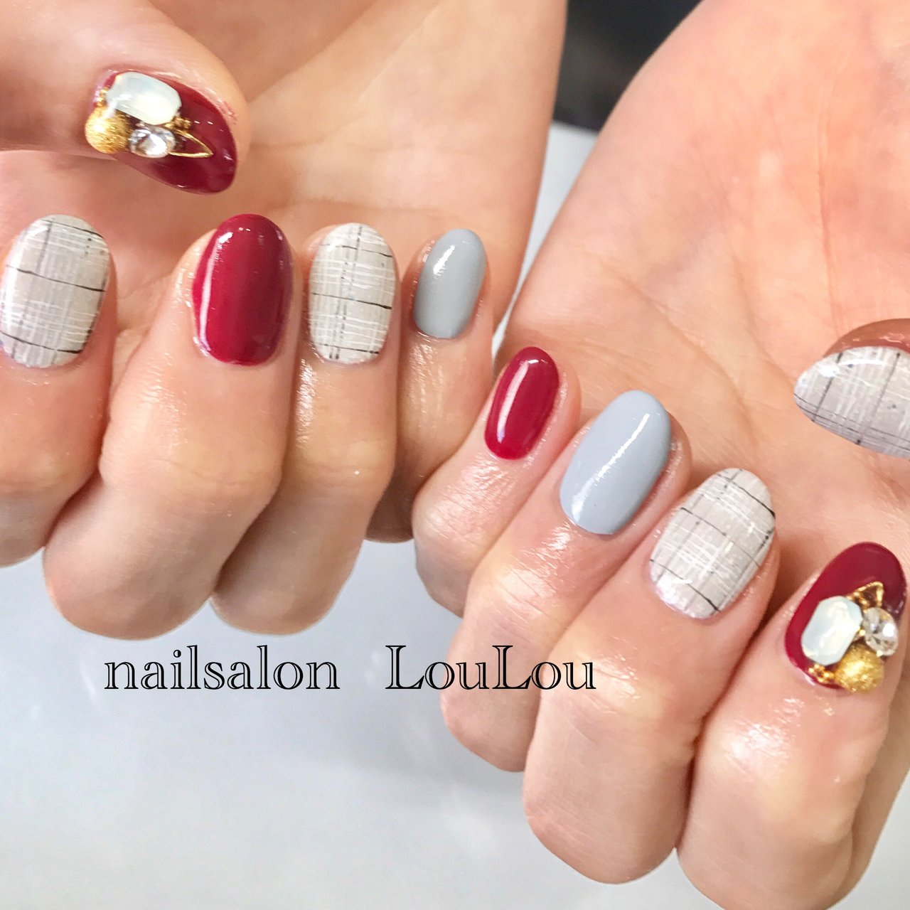 秋 冬 デート ハンド ワンカラー Loulouのネイルデザイン No 2597246 ネイルブック