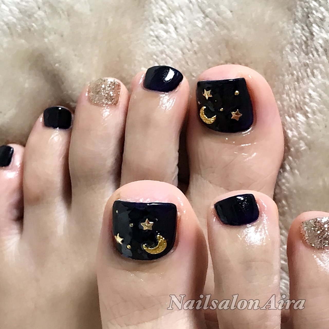 秋 冬 クリスマス デート フット Nail Airaのネイルデザイン No ネイルブック