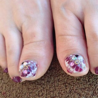 人気順 オールシーズン フット最新のネイルデザイン ネイルブック