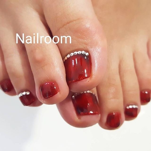 秋 冬 ハロウィン 女子会 フット Nailroom13のネイルデザイン No ネイルブック