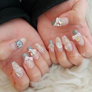 ポメラニアンもちネイルのネイルデザイン｜ネイルブック