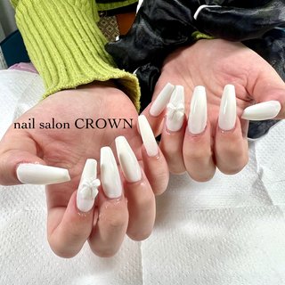 ハンド/ビジュー/ワンカラー/ロング/パープル - Nail Z ハンド/ビジュー/ワンカラー/ロング/パープル - Nail Z