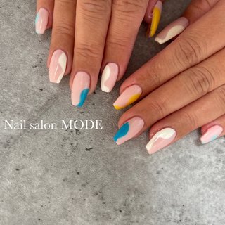 お客様ネイル💅ありがとうございました😊 
ご予約は
https://nailbook.jp/salon/16349
＊
■注意■
オフ代別途、長さ出し別途
■駐車場あり
■お友達と一緒にご予約可能
(ただし、お一人ずつの施術となります

#ネイル#ネイルサロン#岡山市#倉敷市#プライベートサロン#おとなネイル#格安ネイルサロン#いつもありがとうございます#委託先募集中#ジェルアート#ネイリスト#シンプルネイル#フットネイル#オシャレネイル#手描きアート#NailInstagram#倉敷ネイルサロン#ニュアンスネイル #春 #ハンド #ニュアンス #ミディアム #スクエア #ピンク #イエロー #水色 #ジェルネイル #お客様 #n_s_mode #ネイルブック
