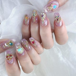 ギャルネイル(ギャル)/#セーラームーンネイルのネイルデザイン｜ネイル